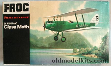 Frog 1/72 DH-60G Gipsy Moth Trail Blazers Issue with Amy Johnson Figure, F169 plastic model kit